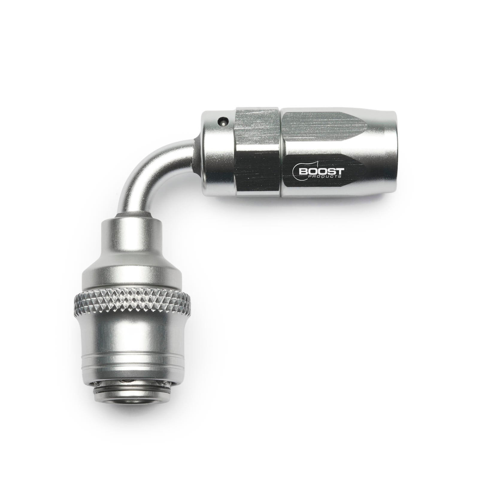 Quick Click Female Hose End -AN - 90° (SF-QCF90D04-B)