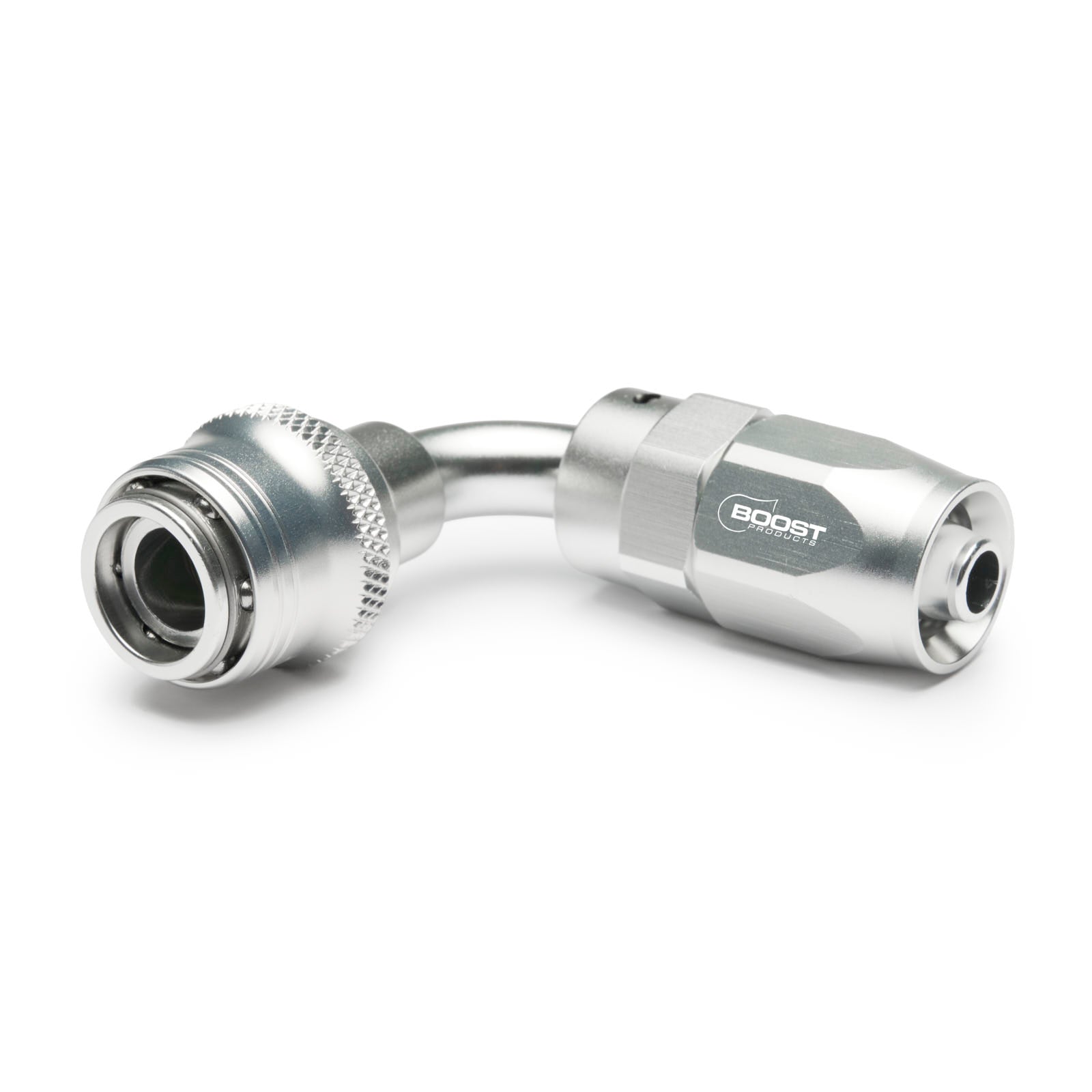Quick Click Female Hose End -AN - 90° (SF-QCF90D04-B)
