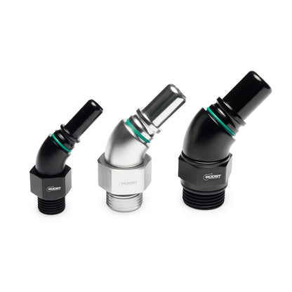 Quick Click - High Flow - Male Fitting to ORB -AN - 45° (GA-QCM45OD04-B)