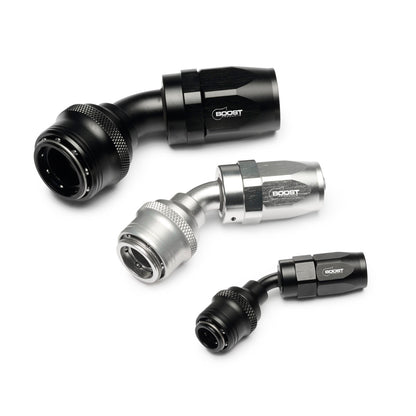 Quick Click Female Hose End -AN - 45° (SF-QCF45D04-B)