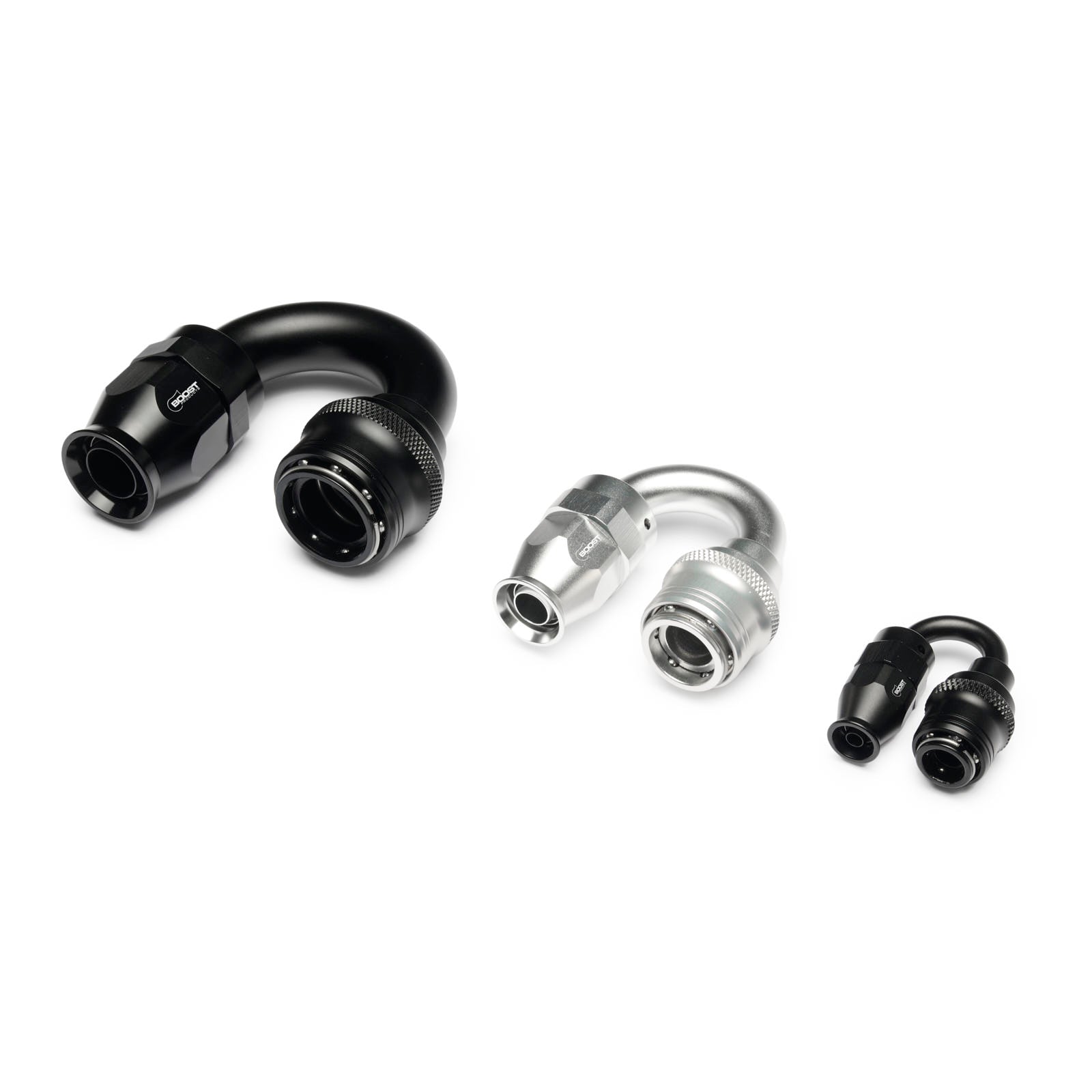 Quick Click Female PTFE Hose End -AN - 180° (SF-QCFP18D04-B)