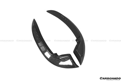 Carbonado 2017-2020 Audi RS3 8V.2 Sedan and Sportback BKSS Style Carbon Fiber Front Canards