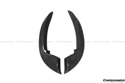 Carbonado 2017-2020 Audi RS3 8V.2 Sedan and Sportback BKSS Style Carbon Fiber Front Canards