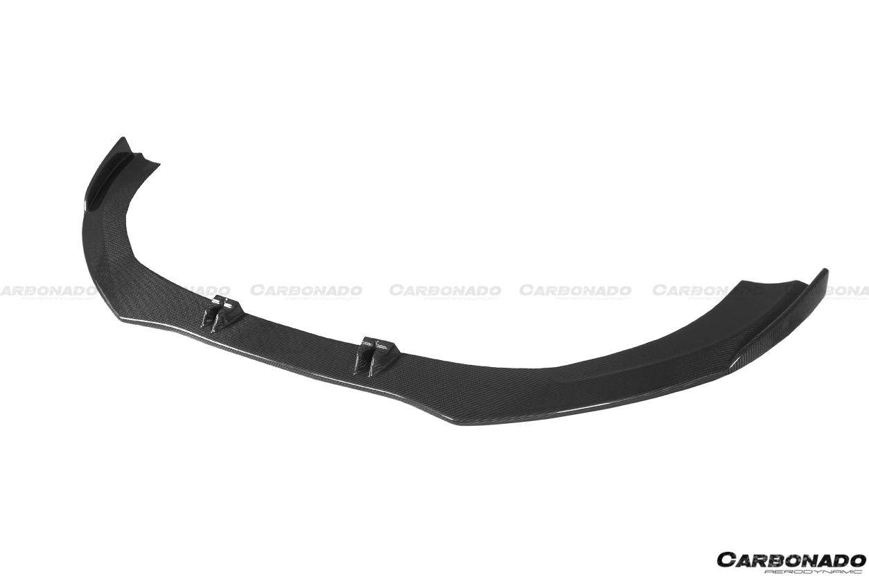 Borde delantero de fibra de carbono estilo BKSS para Audi RS3 8V.2 Sedán y Sportback Carbonado 2018-2020
