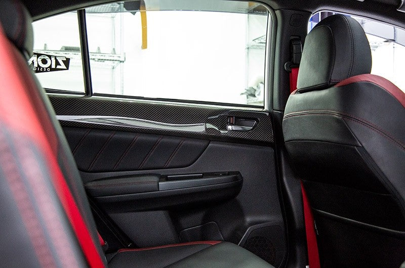 Paneles superiores de la puerta trasera de fibra de carbono seca OLM LE - Subaru WRX/STI 2015-2021