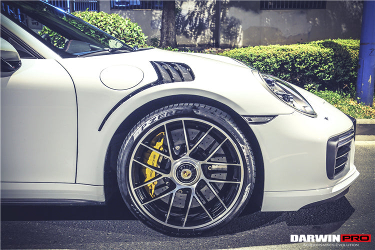 Guardabarros parcial de fibra de carbono estilo DarwinPRO GT3RS | Porsche 911 991.2 Turbo S (2016-2019)