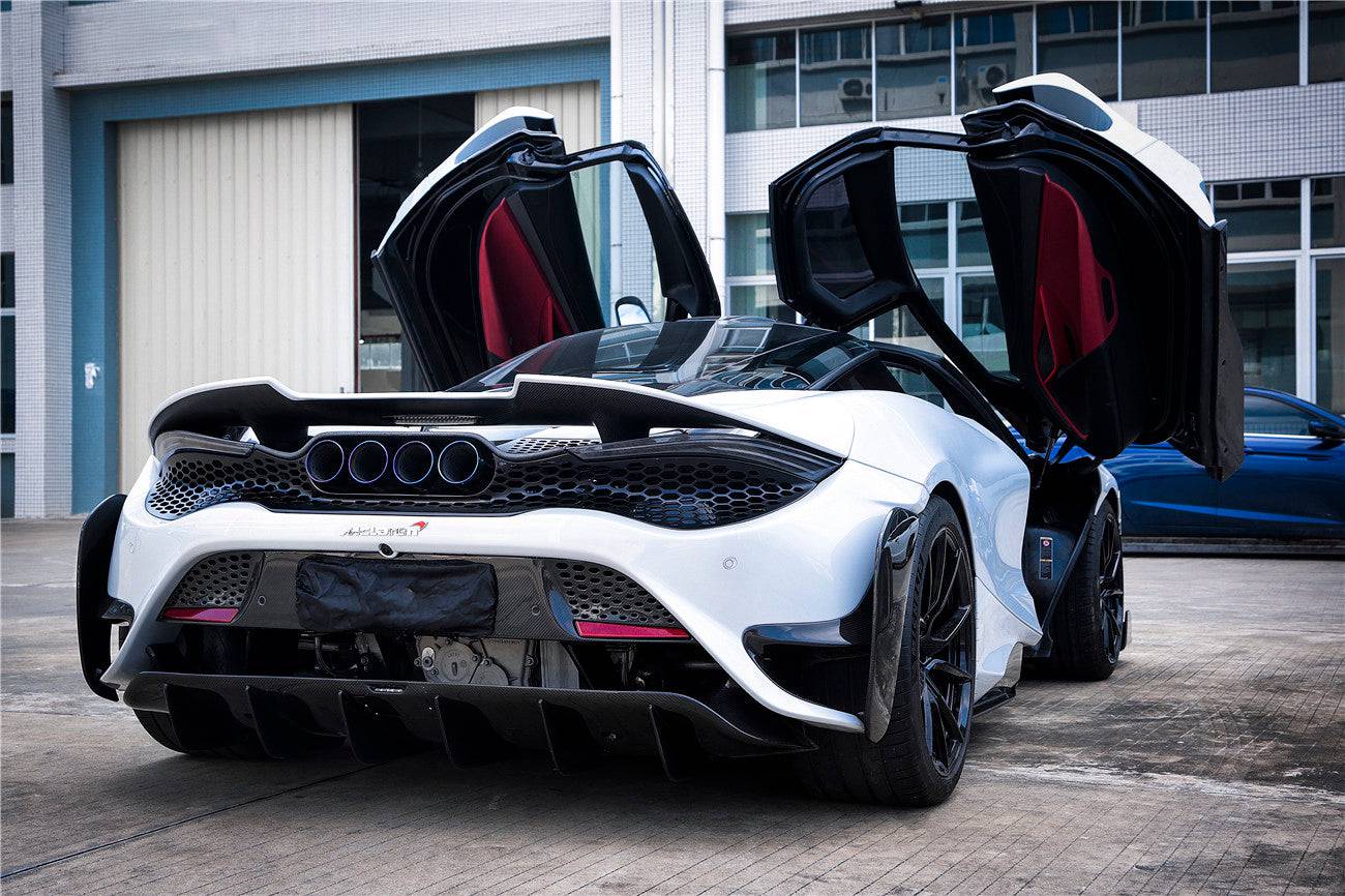 Carbonado 2017-2022 McLaren 720s 765LT-Style Rear Bumper and Wing