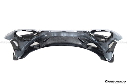 Carbonado 2017-2022 McLaren 720S 765LT-Style Dry Part Carbon Fiber Front Bumper