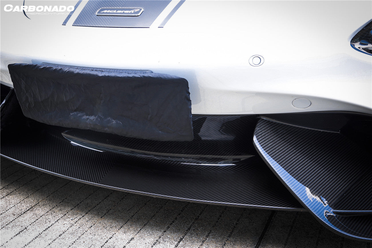 Carbonado 2017-2022 McLaren 720S 765LT-Style Dry Part Carbon Fiber Front Bumper