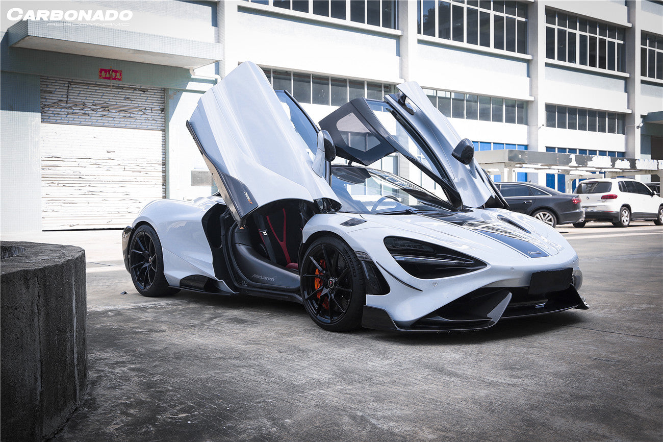 Carbonado 2017-2022 McLaren 720s Spider 765LT-Style Dry Part Carbon Fiber Front Fender