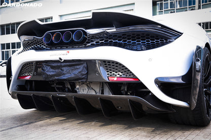 Carbonado 2017-2022 McLaren 720s 765LT-Style Rear Bumper and Wing