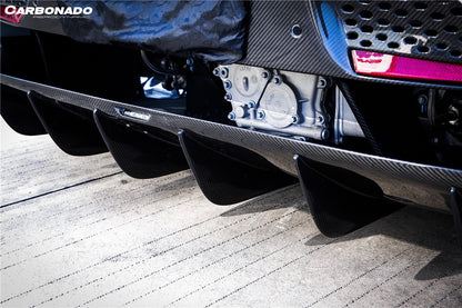 Carbonado 2017-2022 McLaren 720s 765LT-Style Rear Bumper and Wing