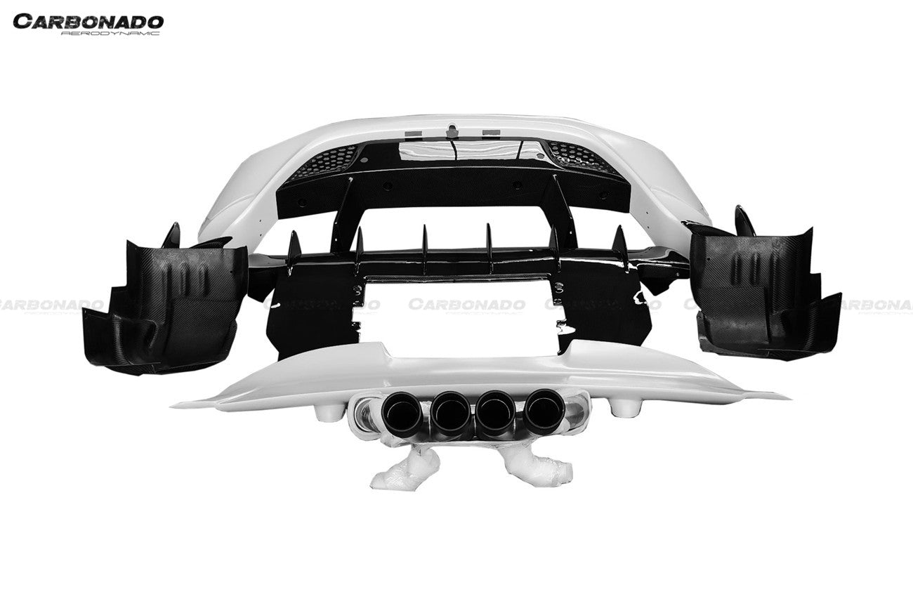 Carbonado 2017-2022 McLaren 720s 765LT-Style Rear Bumper and Wing