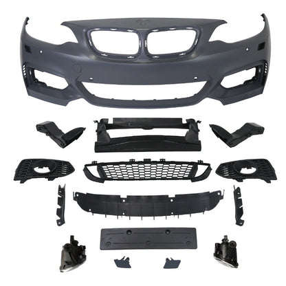 Parachoques delantero estilo MP BMW F22 2013-2019 con borde delantero de Innovative Motorsports 