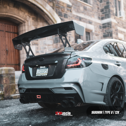 JDMuscle [15-21 WRX/STI] VS Style Full Carbon Fiber Euro GT Wing