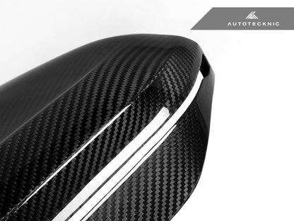 AutoTecknic M-Inspired Dry Carbon Mirror Cap Set - G60 5-Series | G70 7-Series