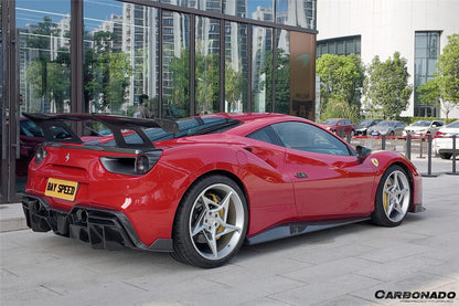 Carbonado 2015-2020 Ferrari 488 GTB Spider OE Style Carbon Fiber Side Skirts