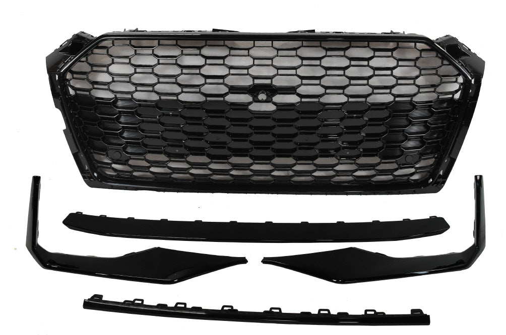 Innovative Motorsports 2017-2019 Audi A5 B9 RS5 Style Front Bumper W/ Black Front Grille