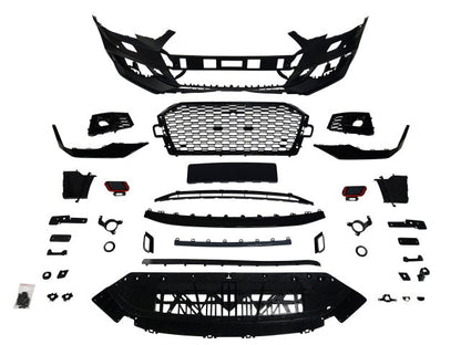 Innovative Motorsports 2017-2019 B9 Audi A4, RS4 Style Front Bumper W/ Grille