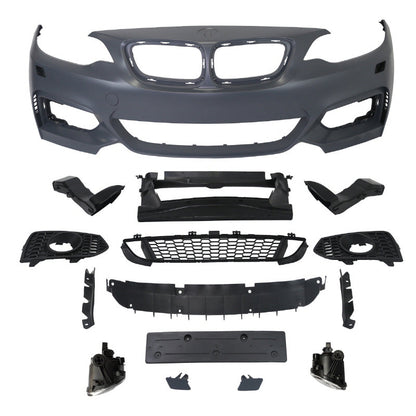 Parachoques delantero estilo MP BMW F22 2013-2019 con borde delantero de Innovative Motorsports 