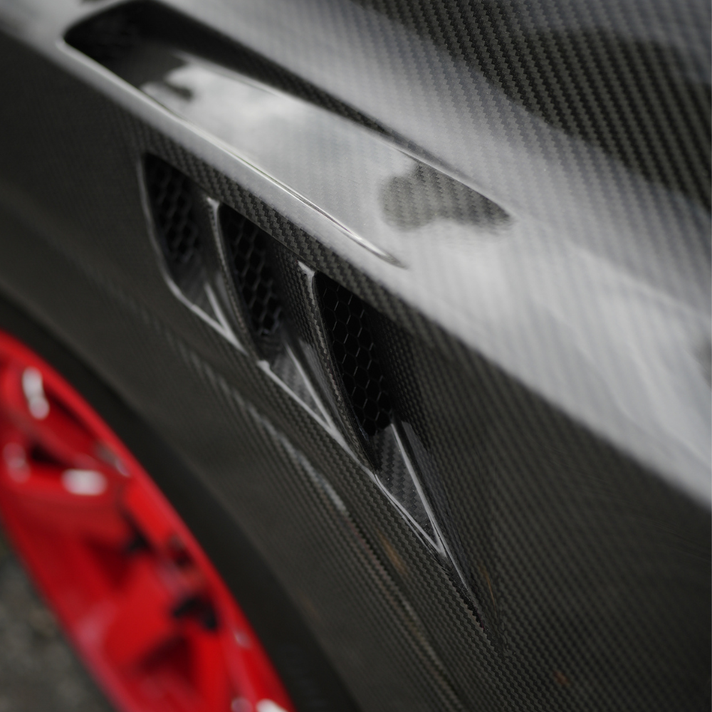 JDMuscle [22-26 WRX] Vented V2 Pre-preg Carbon Fiber Fenders