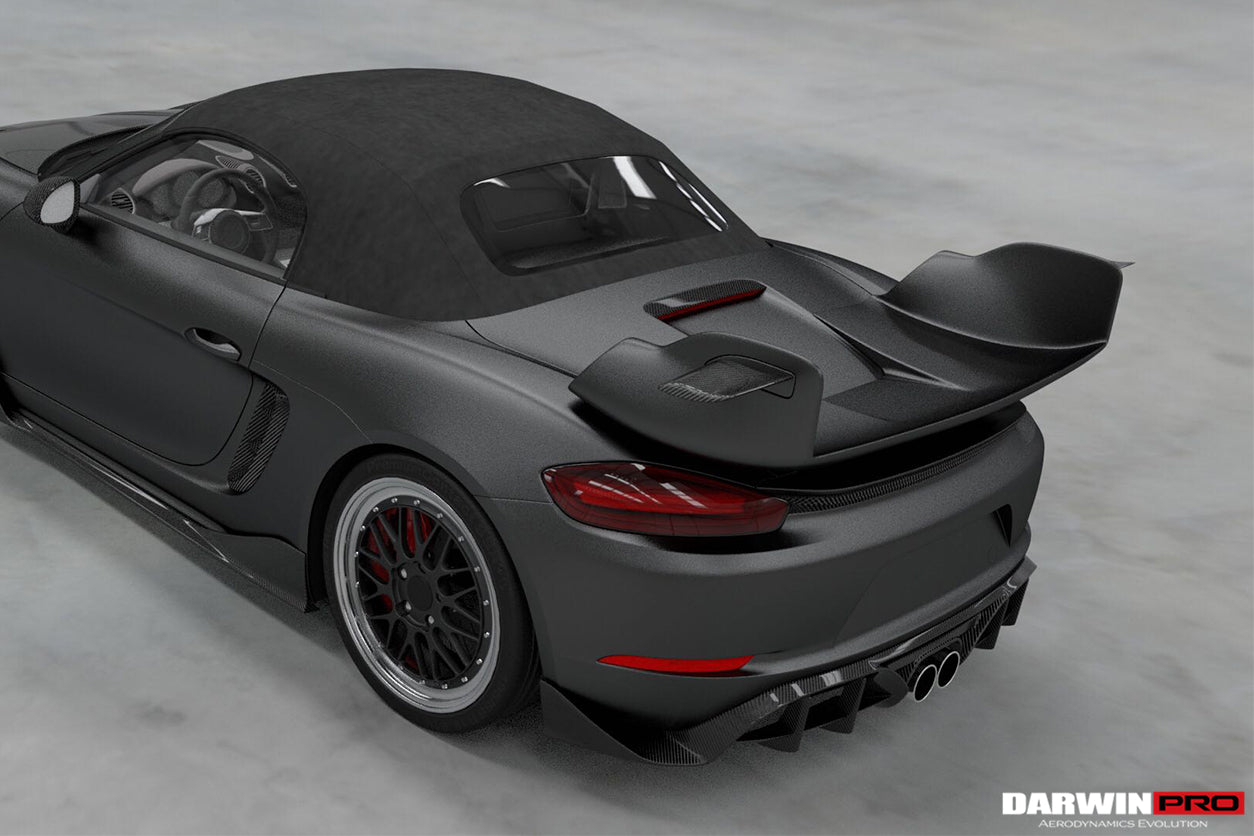 Alerón de maletero DarwinPRO estilo Porsche 718 Boxster STM 2016-2025