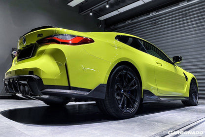 Carbonado MP Style Carbon Fiber Rear Caps | 2021-UP BMW M4 G82 G83