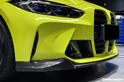 Borde delantero de fibra de carbono estilo MP para BMW M3 G80 M4 G82 G83 (2021 en adelante)