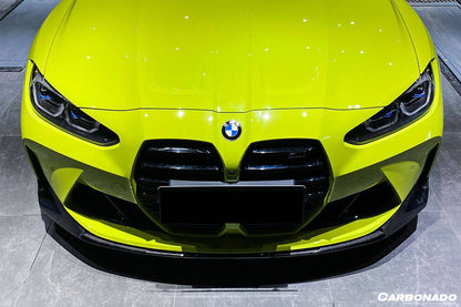 Borde delantero de fibra de carbono estilo MP para BMW M3 G80 M4 G82 G83 (2021 en adelante)