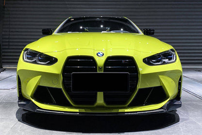 Borde delantero de fibra de carbono estilo MP para BMW M3 G80 M4 G82 G83 (2021 en adelante)