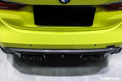 Alerón trasero de fibra de carbono estilo MP Carbonado 2021-UP BMW M4 G82 G83 con tapas
