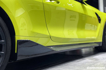 Carbonado 2021-UP BMW M4 G82  G83 MP Style Carbon Fiber Side Skirts