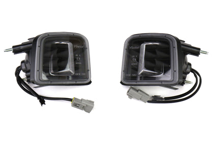 Carcasa de señal de giro OLM (lente transparente/base mate) - WRX 2015+ / STI 2015-2017