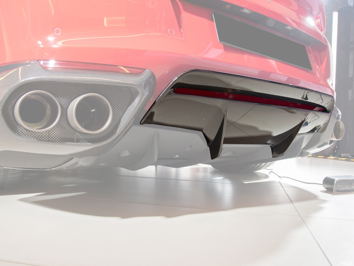 Carbonado Aero OE Style Dry Carbon Fiber Rear Lip | 2019-2026 Ferrari 812 GTS