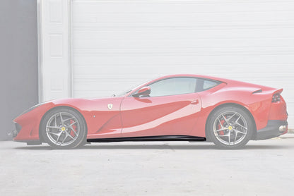Carbonado 2017-2026 Ferrari 812 Superfast GTS OEM Style Dry Carbon Fiber Side Skirts