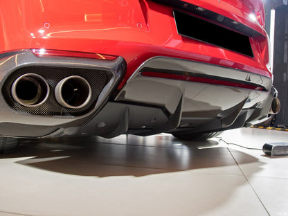 Carbonado Aero OE Style Dry Carbon Fiber Rear Lip | 2019-2026 Ferrari 812 GTS