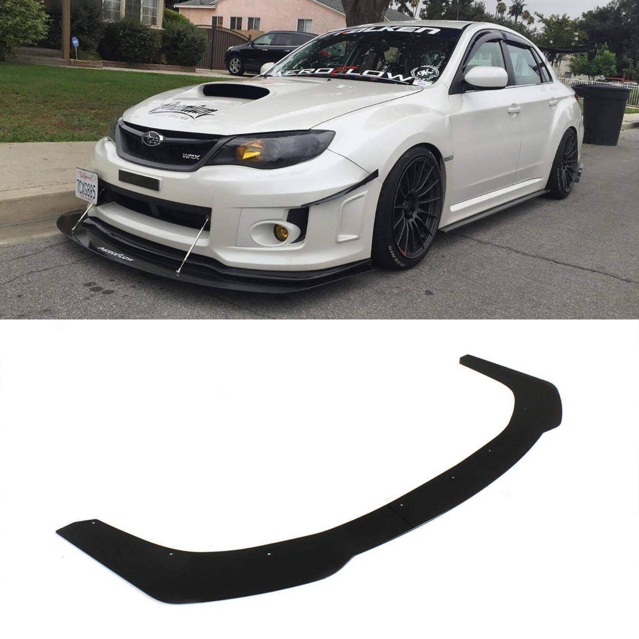 Divisor delantero V1 para Subaru WRX/STI 2008-2014 con dinámica de flujo de aire