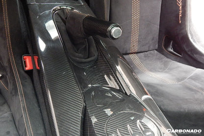 Carbonado 2004-2014 Lamborghini Gallardo OEM Style Carbon Fiber Hnadbrake Surround