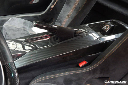 Carbonado 2004-2014 Lamborghini Gallardo OEM Style Carbon Fiber Hnadbrake Surround