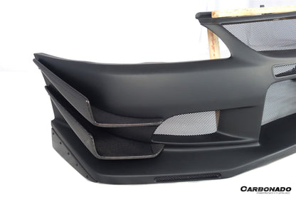 Carbonado VTC Style Front Bumper | 2003-2006 Mitsubishi Evo 7/8/9