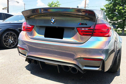 Carbonado DE Style Carbon Fiber Rear Caps | 2014-2020 BMW M4