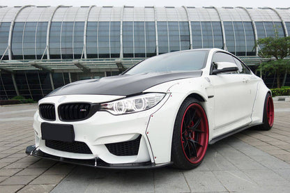Carbonado 2014-2020 BMW F82  F83 M4 DE Style Carbon Fiber Front Lip