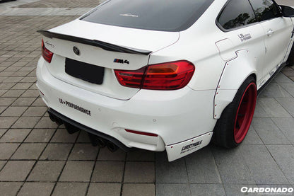 Carbonado DE Style Carbon Fiber Rear Caps | 2014-2020 BMW M4