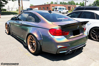 Carbonado DE Style Carbon Fiber Rear Caps | 2014-2020 BMW M4