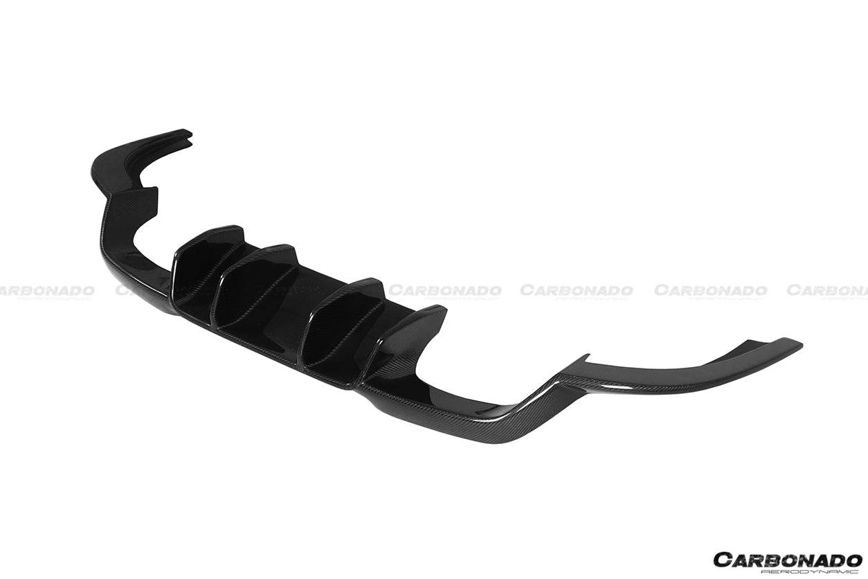 Borde trasero de fibra de carbono estilo VRS para BMW M2 F87 Carbonado 2016-2020
