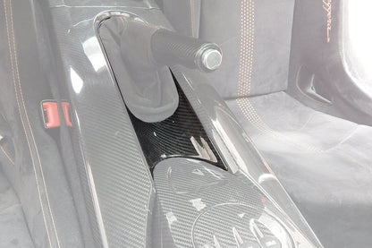 DarwinPRO OEM Style Carbon Fiber Handbrake Surround | 2004-2014 Lamborghini Gallardo