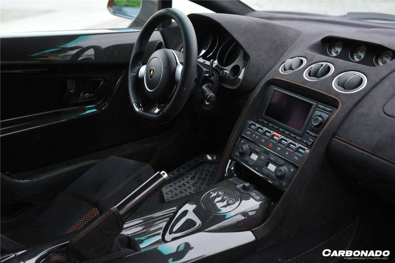 Carbonado 2004-2014 Lamborghini Gallardo OEM Style Carbon Fiber Center Console