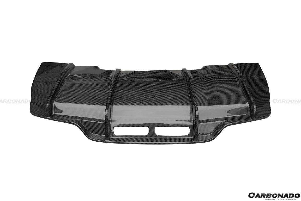 Carbonado AMG Sedan PS Style Rear Diffuser | 2015-2021 Mercedes Benz W205 C63 S