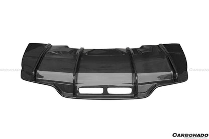 Carbonado AMG Sedan PS Style Rear Diffuser | 2015-2021 Mercedes Benz W205 C63 S