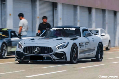Carbonado 2015-2021 Mercedes Benz AMG GT GTS GTC GTR BK Style Partial Carbon Fiber Front Fender